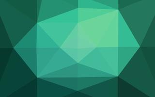 Light Green vector triangle mosaic texture.