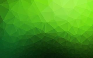 Light Green vector triangle mosaic template.