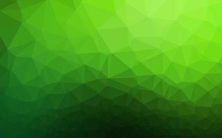 Light Green vector triangle mosaic template.