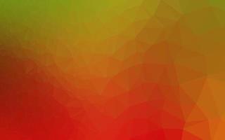 Light Green, Red vector polygon abstract background.