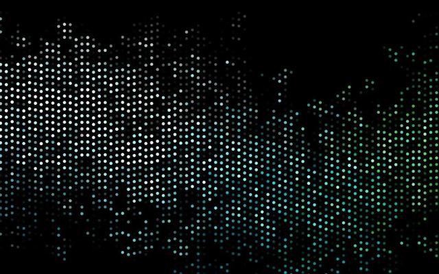 Dark Blue, Green vector backdrop with dots.