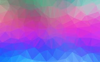 Light Multicolor, Rainbow vector polygon abstract layout.