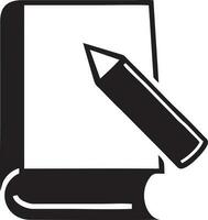 writing pen icon symbol in white background. Illustration of the sign pencil symbol vector image. EPS 10.