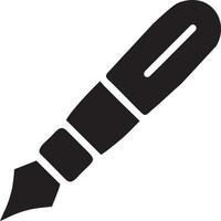 writing pen icon symbol in white background. Illustration of the sign pencil symbol vector image. EPS 10.