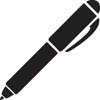 writing pen icon symbol in white background. Illustration of the sign pencil symbol vector image. EPS 10.