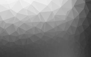 Light Silver, Gray vector abstract polygonal cover.