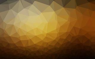 Dark Yellow, Orange vector triangle mosaic texture.