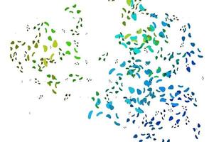 Light Multicolor, Rainbow vector template with memphis shapes.