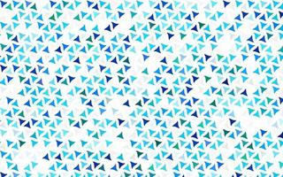 Light BLUE vector seamless texture in triangular style.
