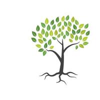 Tree branch vector ilustration design