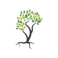 Tree branch vector ilustration design