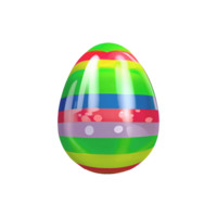 3d shiny easter egg png