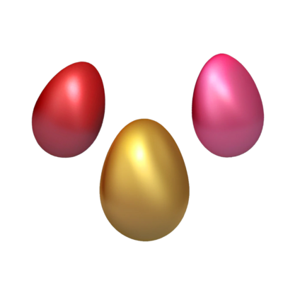 Easter Eggs 3d Transparent PNG, 3d Gold Easter Eggs With Happy, Easter  Clipart, Easter, Egg PNG Image For Free Download