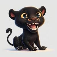 panther animal illustration photo