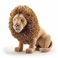 lion animal illustration photo