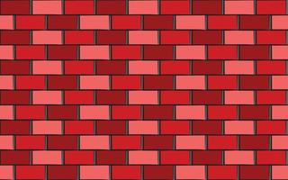 Illustration of Red Brick Background vector