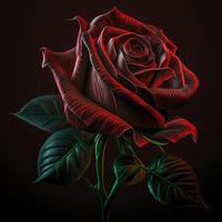 flower rose AI Generated photo