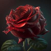 flower rose AI Generated photo