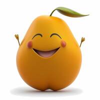 fruit happy character cute photo