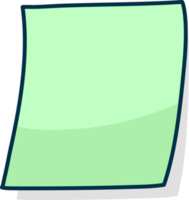 Colored post it note paper, rounded edges, sticky notes for reminders png