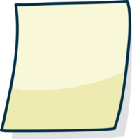 Colored post it note paper, rounded edges, sticky notes for reminders png