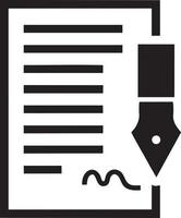 writing pen icon symbol in white background. Illustration of the sign pencil symbol vector image. EPS 10.