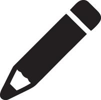 writing pen icon symbol in white background. Illustration of the sign pencil symbol vector image. EPS 10.