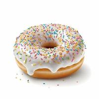 donut illustration AI Generated photo