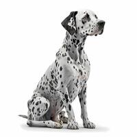 dalmatian animal illustration photo