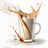 café bebida ilustración ai generado foto