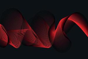 red and black wave abstract background, suitable for landing page and computer desktop background. 3d vector