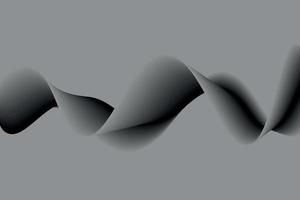 monochrome. white and black wave. abstract background, suitable for landing page and computer desktop background. 3d vector