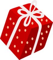 regalo caja, Navidad y invierno decoración png