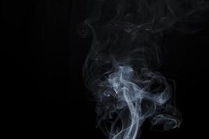 Swirling abstract white smoke photo