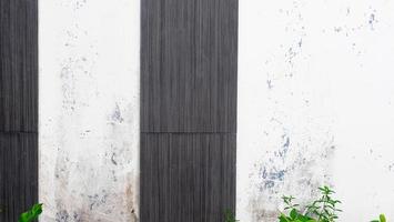 old wooden wall with a white pattern of the fence background photo