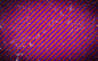 Old and classic popular diagonal orange and violet pattern stripe background with white dust effect. Retro and vintage design concept. Suitable for poster, brochure, leaflet, backdrop, card, etc. photo