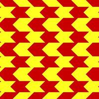 clásico rojo y amarillo cheurón sin costura modelo. sin costura zig zag modelo antecedentes. regular textura antecedentes. adecuado para póster, folleto, folleto, fondo, tarjeta, etc. foto