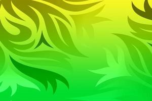 Decorative flower modern abstract background, green and yellow gradient with space for text, banner for social media post, floral pattern with leaves background photo