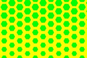 Yellow minimalist background with green honey structure pattern shape design, banner photo