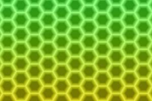 3d shining honeycomb shell illustration banner, with Gradient green background with space for text, and wallpaper. photo