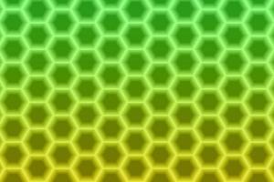 3d shining honeycomb shell illustration banner, with Gradient green background with space for text, and wallpaper. photo