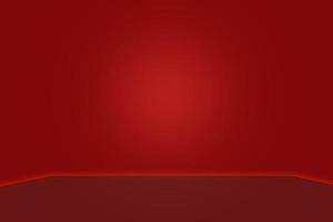 Red room and red wall in an empty room with Dark reddish floor Background Download photo