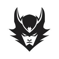 dark knight mascot logo ,hand drawn illustration. Suitable For Logo, Wallpaper, Banner, Background, Card, Book Illustration, T-Shirt Design, Sticker, Cover, etc vector