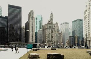 March 8 2023. Chicago, Illinois. Buildings and architecture in Chicago. photo