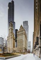 March 8 2023. Chicago, Illinois. Buildings and architecture in Chicago. photo
