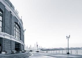 March 6 2023. Chicago, Illinois. Architecture and a building at Navy Pier in Chicago. photo