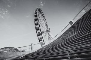 March 8 2023. Chicago, Illinois. A Ferris wheel at Navy Pier in Chicago. photo