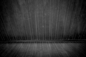 Wooden floor and wall in monochrome style photo