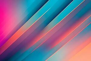 Simple minimalist retro color trendy background abstract colorful wallpaper and backdrop. Artistic digital art 3d rendering element design material. photo
