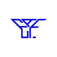 eaf letra logo creativo diseño con vector gráfico, eaf sencillo y moderno logo.